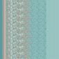Preview: Viskose Voile Ibiza, Paisley Blumen Bodüre Tiffany